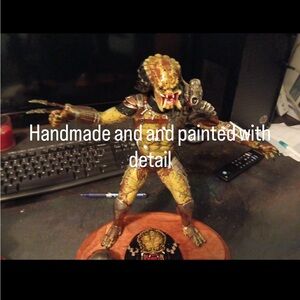 Handcrafted Painted Alien Figure